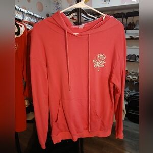 ☀️ 3 For $15 Amazon Pink Hoodie with Rose Design